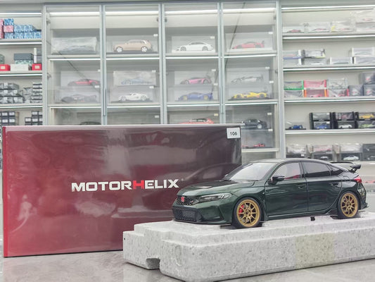 MOTORHELIX 1/18 Honda Civic TYPE R (FL5) Customized Pearl Dark Green MH336