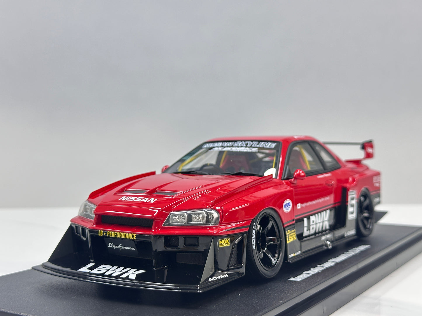 GT Spirit 1/18 Nissan Skyline R34 GT-R LB Super Silhouette Red GT570
