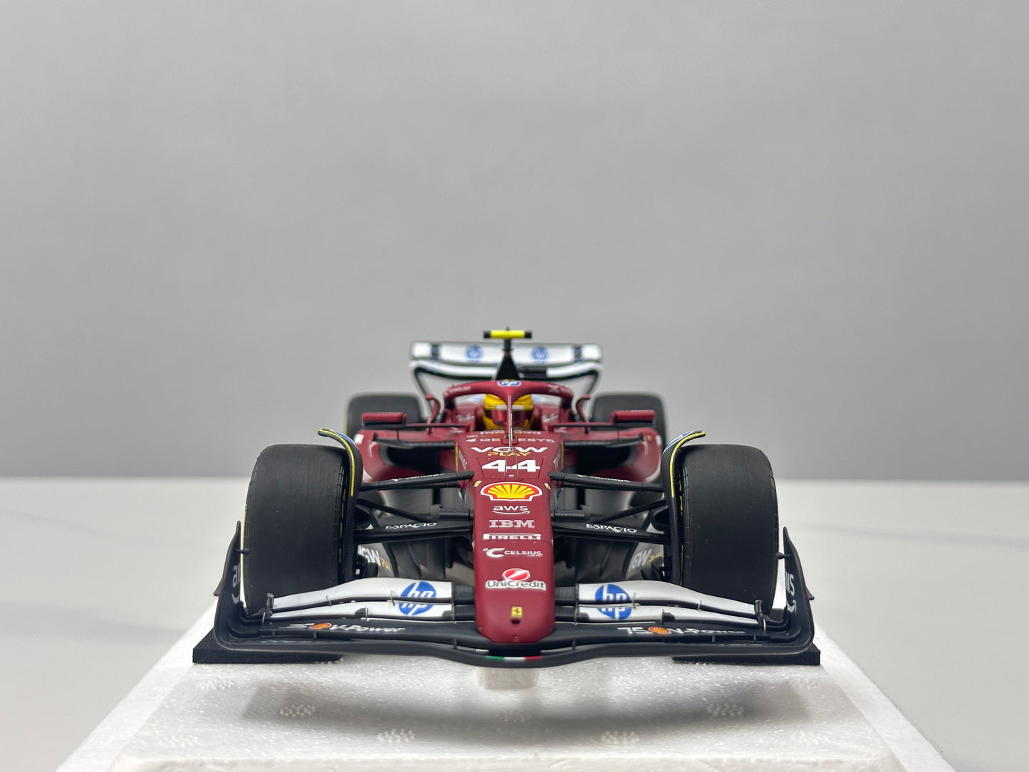 BBR 1/18 Ferrari Hamilton Monaco GP 2025 Red P18267C44