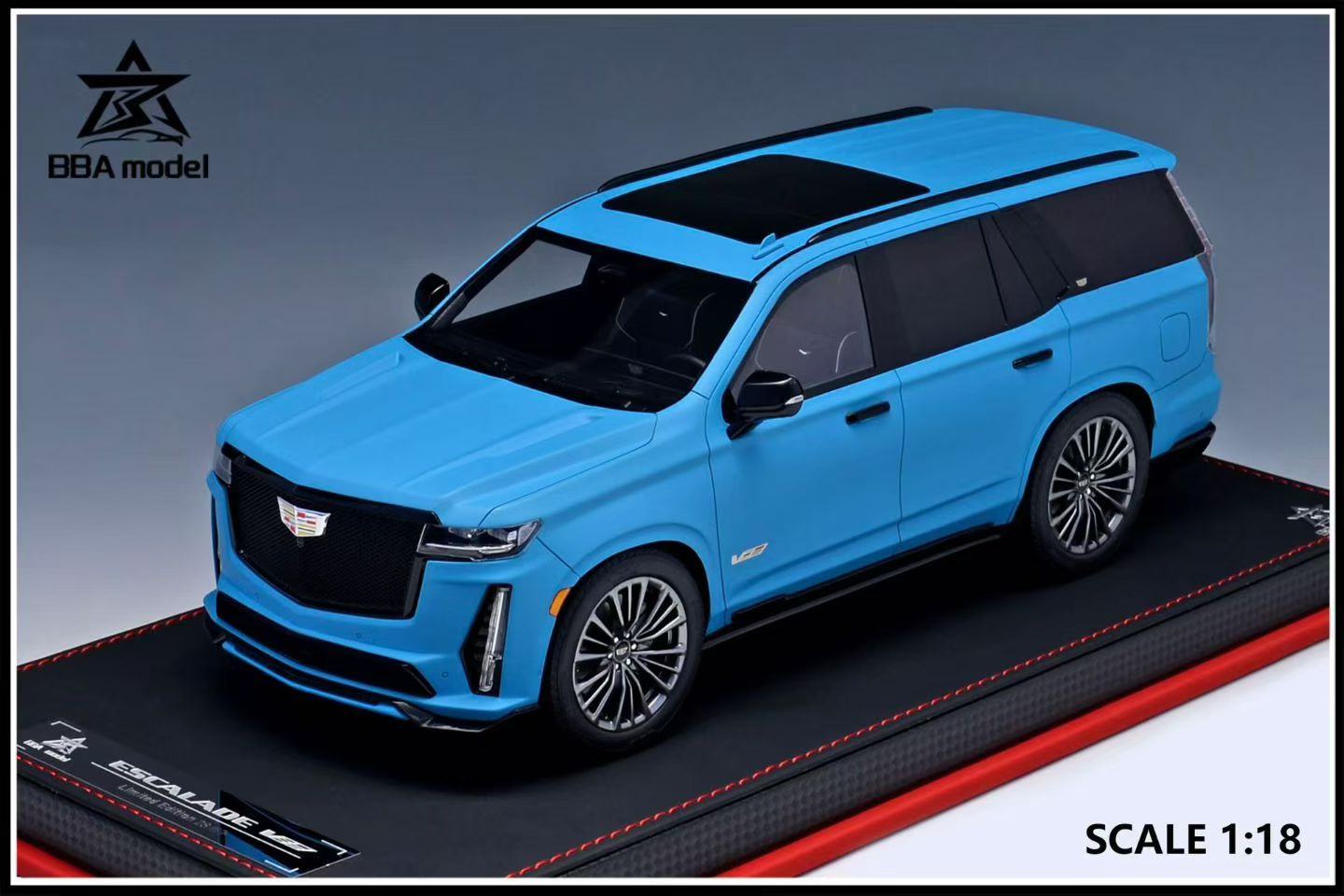 BBA Model 1/18 Cadillac Escalade V Limited Edition Resin Car Model