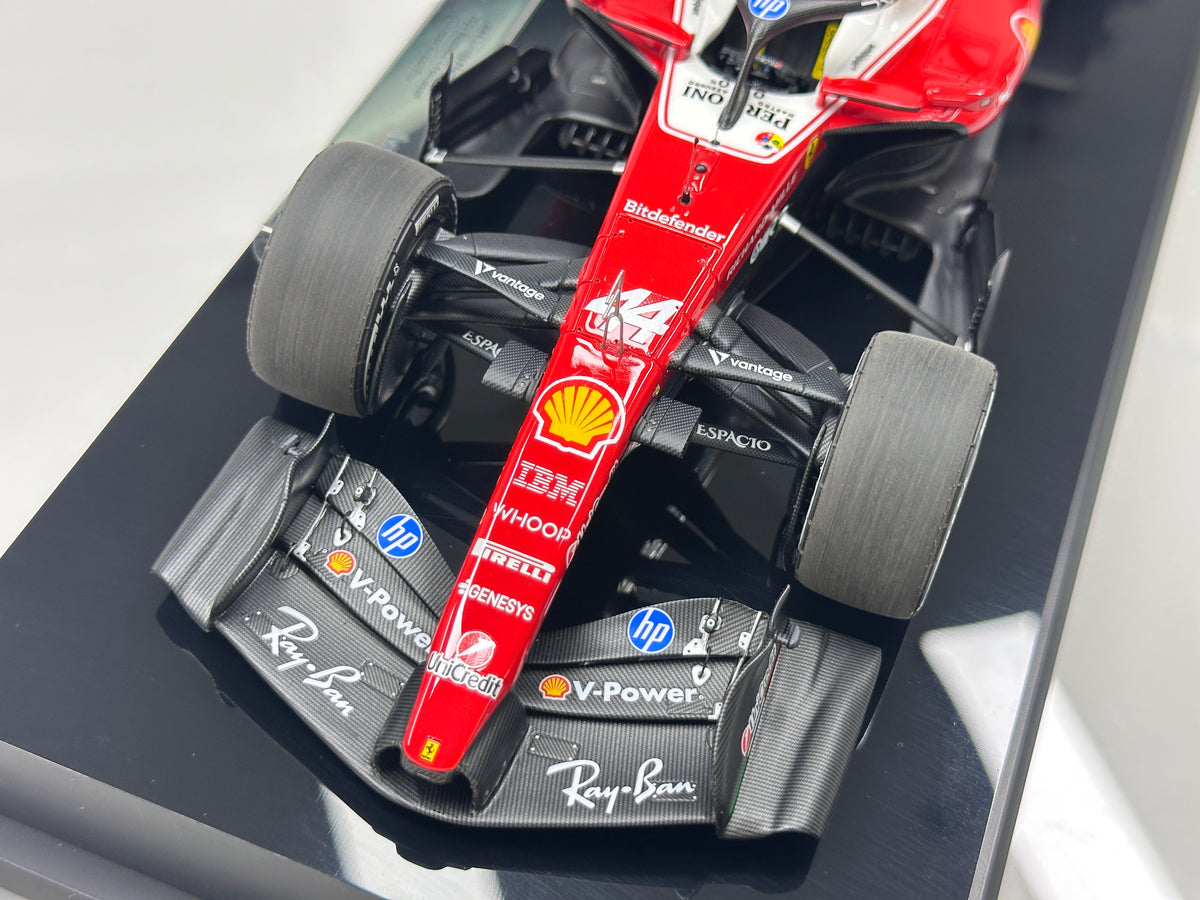 Amalgam 1/18 Ferrari SF-26 – 2026 Chinese Grand Prix – Lewis Hamilton – Red & White Livery (M6387-SC2)
