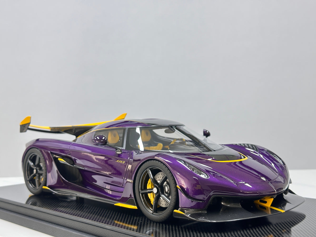 FRONTIART 1/12 Koenigsegg Jesko Carbon Ink Purple FA205