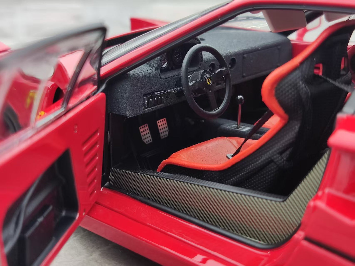 Kyosho 1/18 Ferrari F40, Red, Alloy, Fully Open 08416RLM