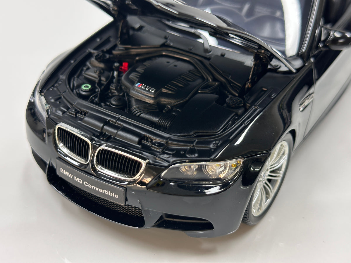 KYOSHO 1/18 BMW M3 Convertible (E93M) Black 08738BK