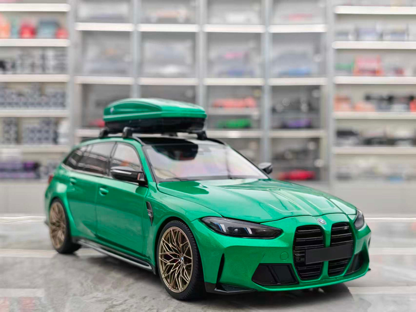 MINICHAMPS 1/18 BMW M3 Touring, Green, 113024023