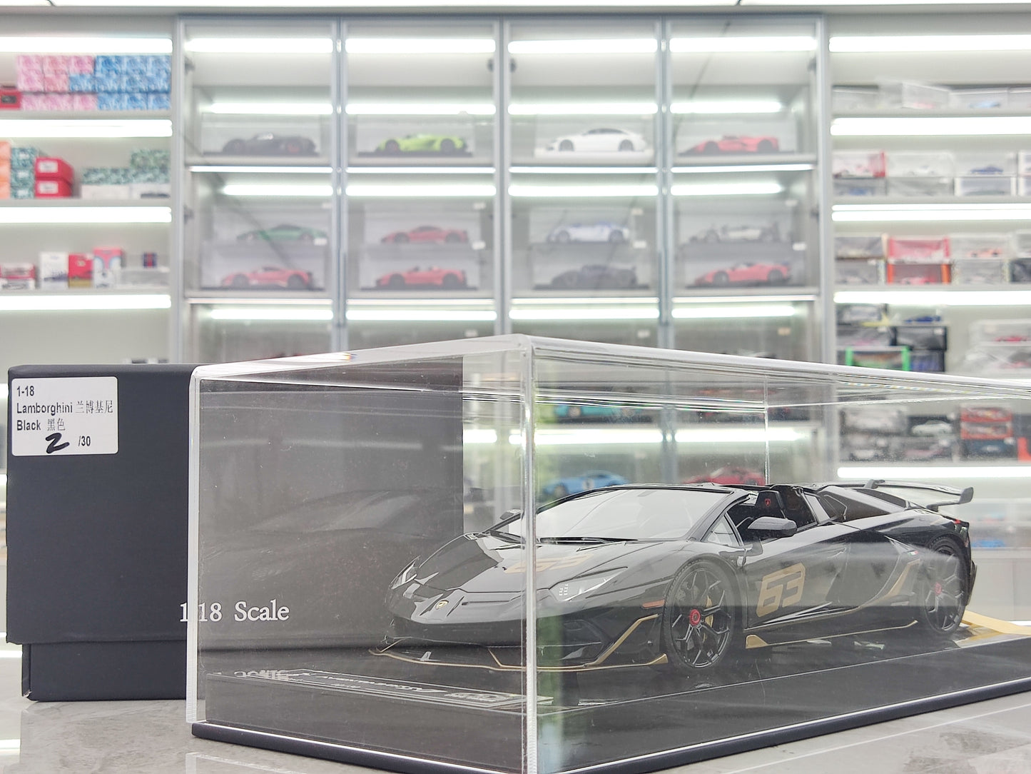 RUNNER 1/18 Lamborghini SVJ Limited Edition Model Car Collectible