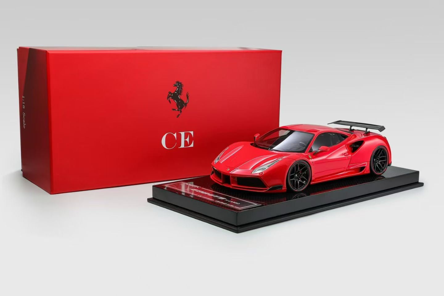 CE 1/18 Ferrari 488GTB N-Largo High-End Car Model