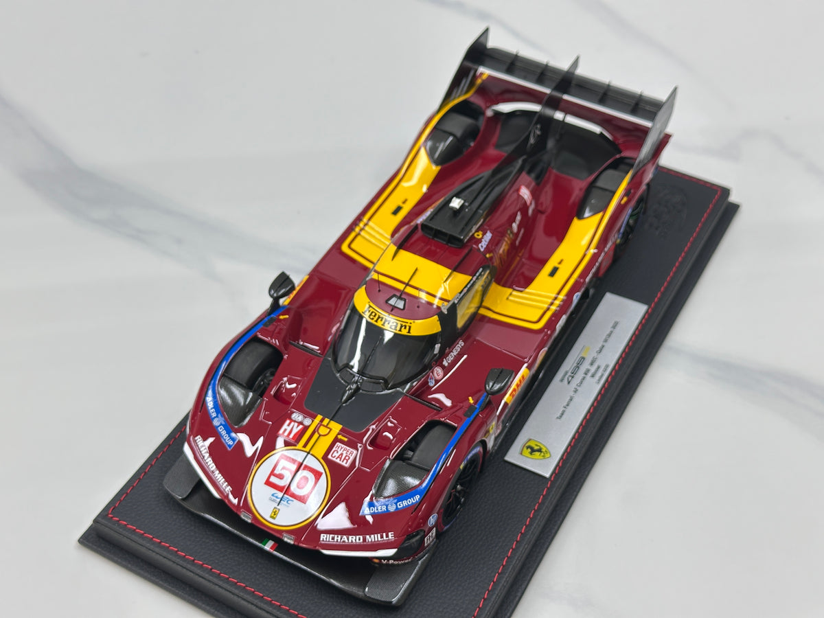 BBR 1/18 Ferrari 499P – Qatar Race Winner (Le Mans Hypercar) P18266A