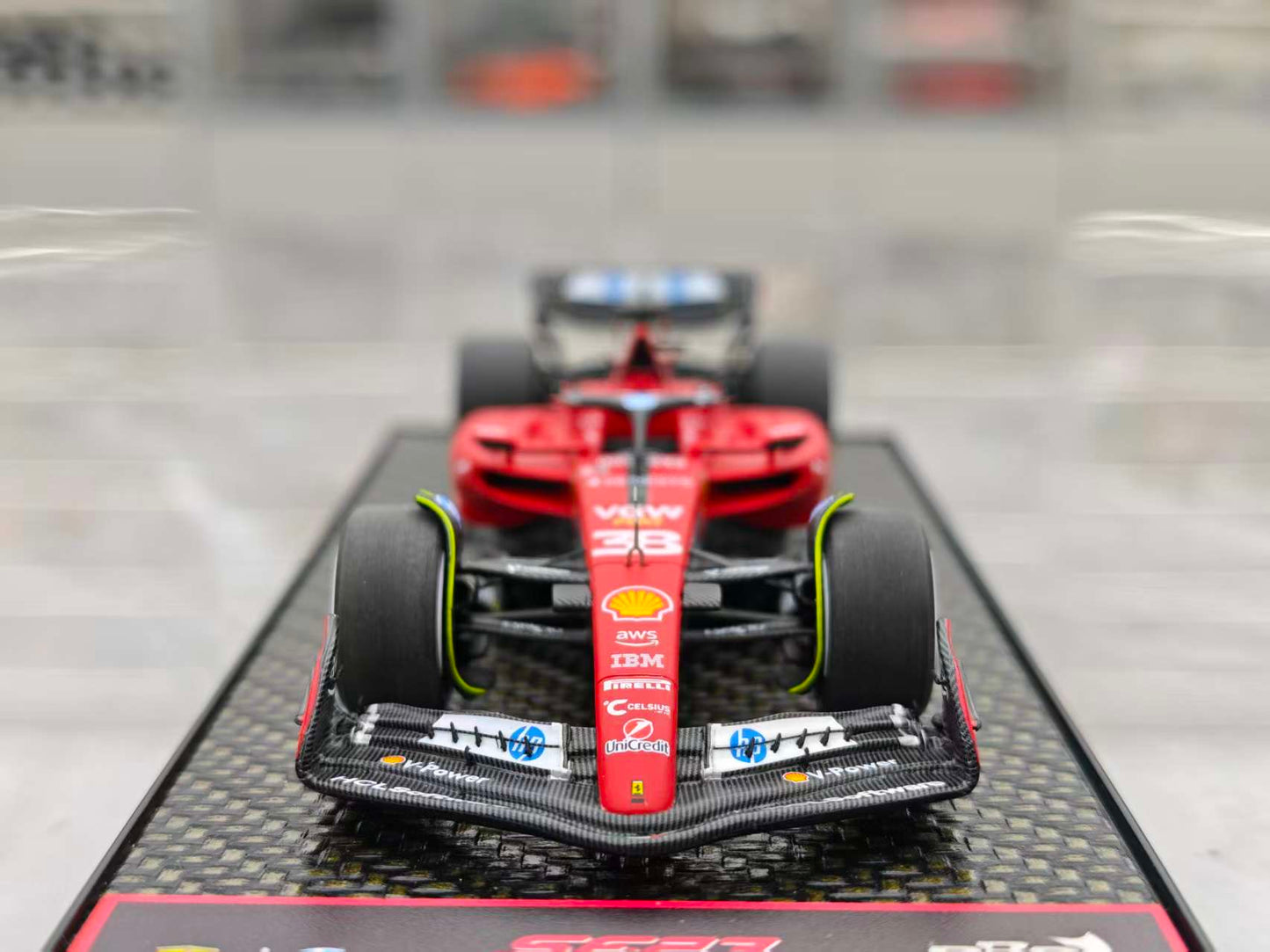 BBR 1/43 Ferrari F1 FIORANO TEST 2025 MR. Zhou SF-23/38# Red BBRC32038CH