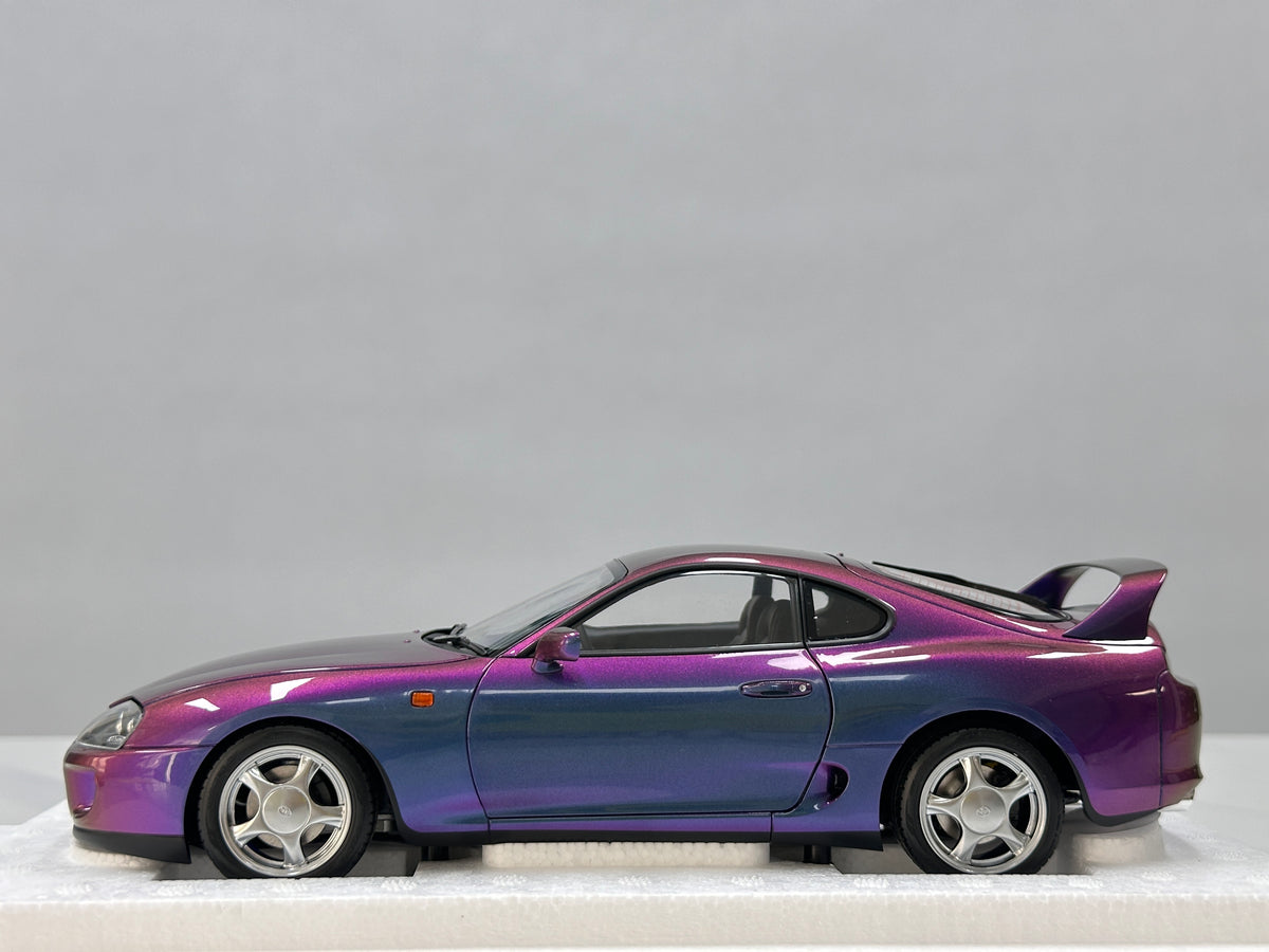 LCD 1/18 Toyota Supra A80 (Legendary "Ox Demon King") Color-Shifting Purple LCD18020-CH
