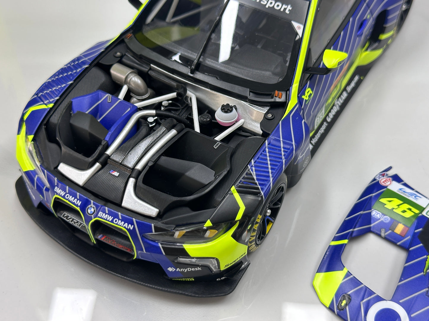 MINICHAMPS 1/18 BMW M4 GT3 EVO – TEAM WRT - 1812KM QATAR 2025 Blue Livery 110252146