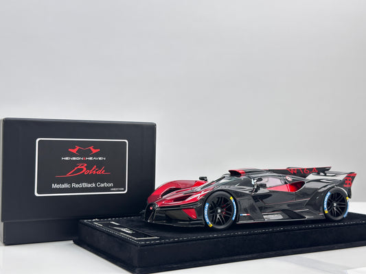 HH Model 1/18 Bugatti Bolide Metallic Red HH599