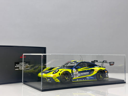 Spark 1/18 Porsche 911 (992) GT3 R, 2025 Spa-Francorchamps runner-up, green livery 18SB081