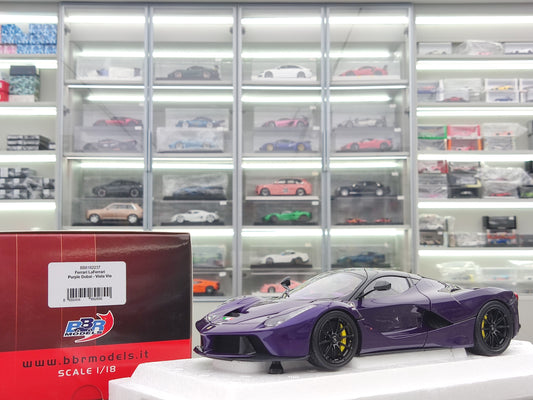 BBR 1/18 Ferrari LaFerrari Alloy Fully Open, Purple BB8182237