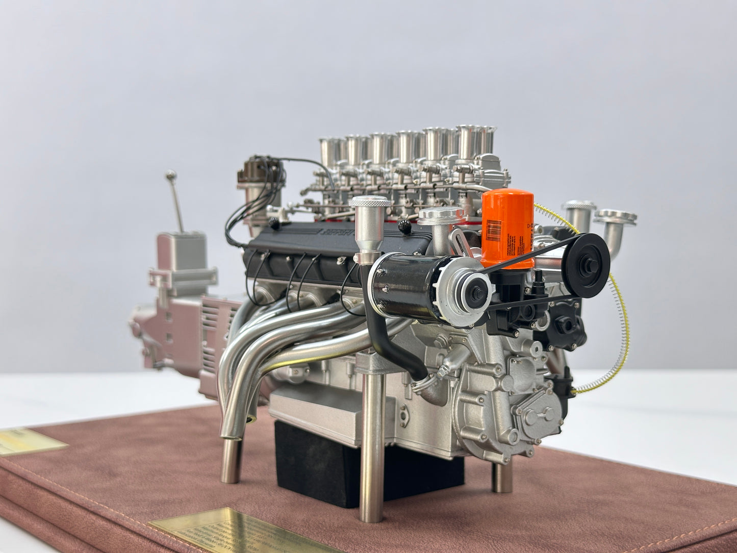 First Model 1/6 Ferrari 250 GTO Engine (Grey) FM06002