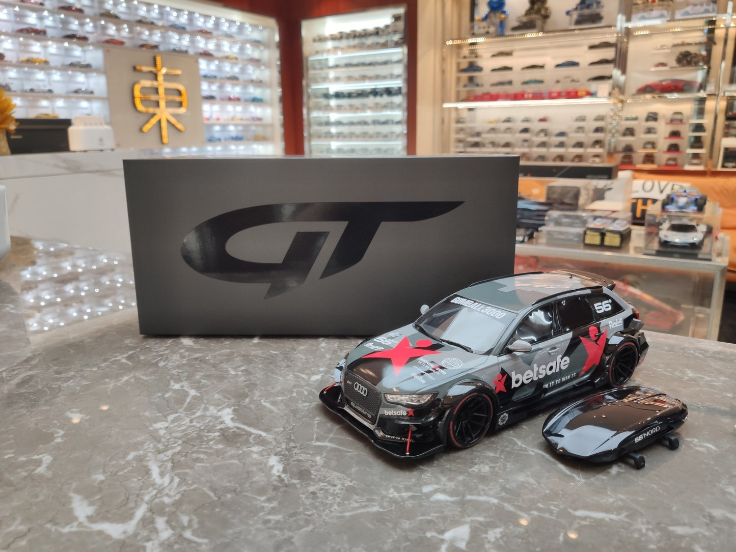 GT Spirit 1/18 Audi RS6 C7 DTM Camouflage Resin Model GT321