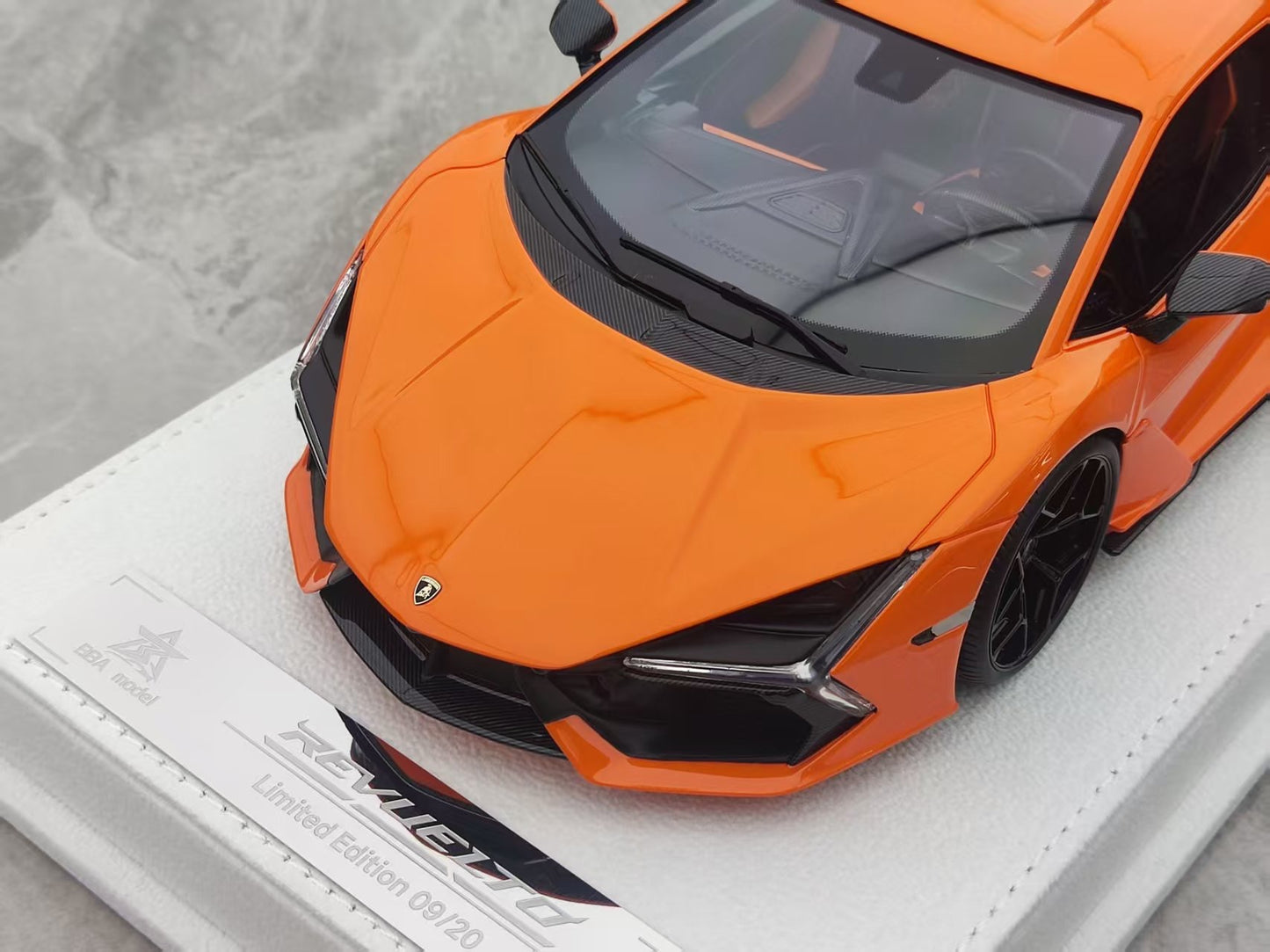 BBA MDOEL 1/18 Lamborghini Revuelto the new generation Aventador orange BBA060