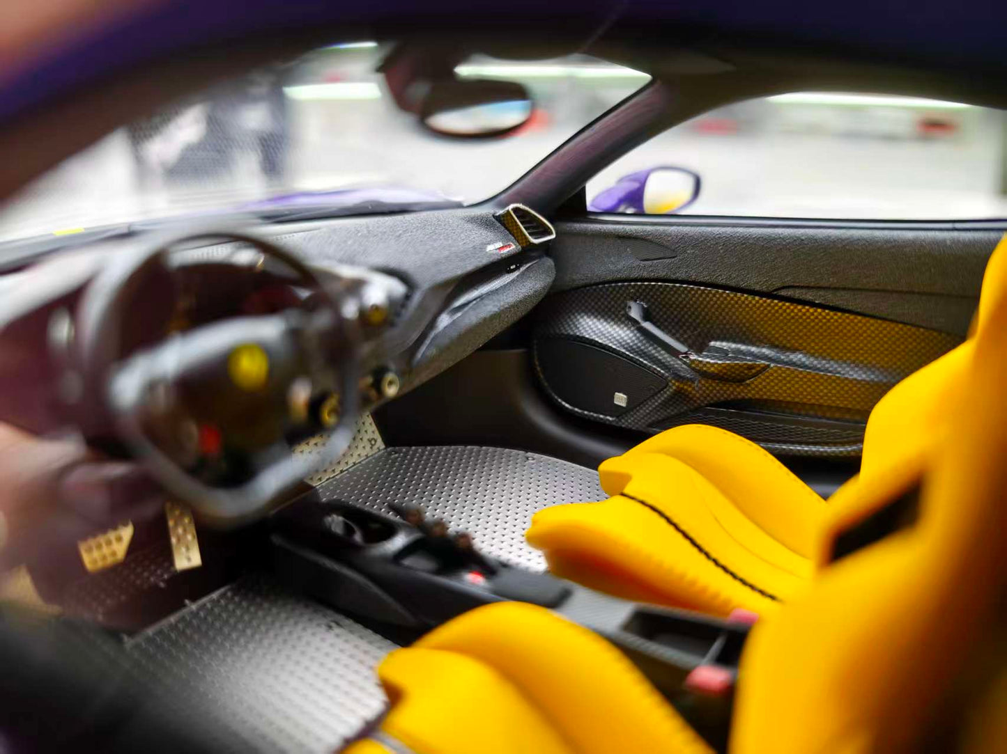 BBR 1/18 Ferrari 488pista Arabian Purple P18145VAST2024CH