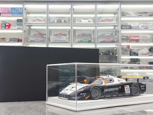 GL 1/18 Maserati MC12 Track Edition Black + White JS-GL019