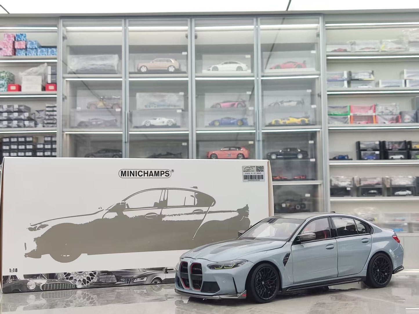MINICHAMPS 1/18 BMW M3 CS Diecast Full Opening Car Model