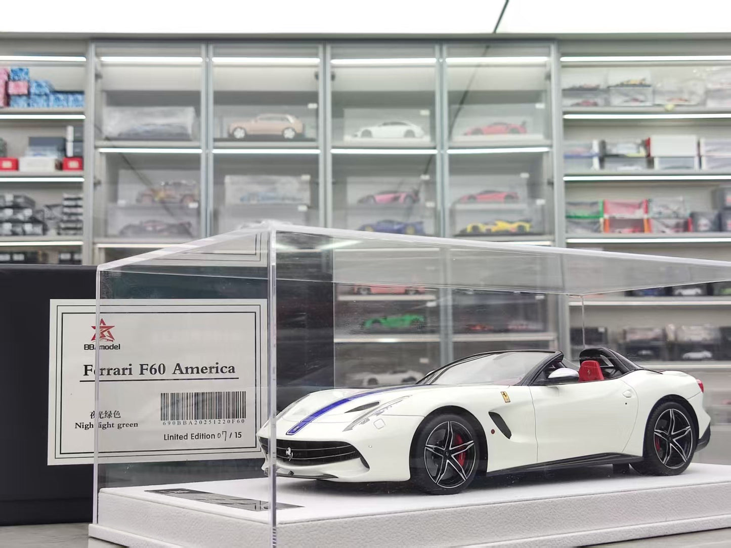 BBA MODEL 1/18 Ferrari F60 America