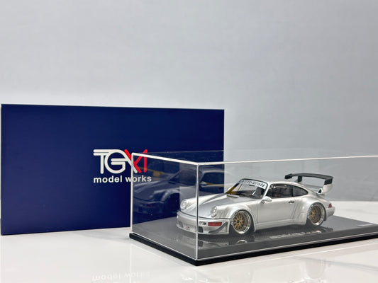 TGM Model 1/18 Porsche RWB 964 – Silver (TGM008)