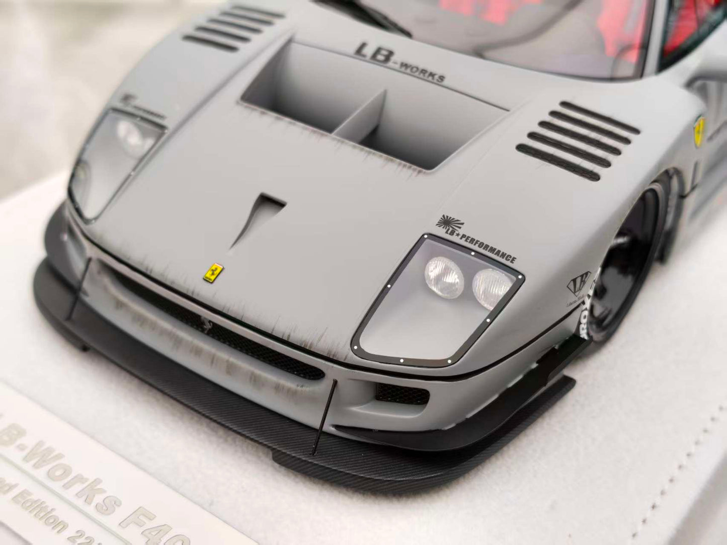 BBA MODEL 1/18 Ferrari F40 Battle Grey BBA030