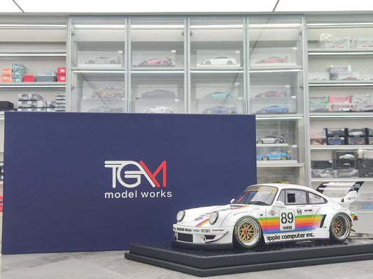 TGM MODEL 1/18 Porsche RWB 964 Apple Livery TGM006
