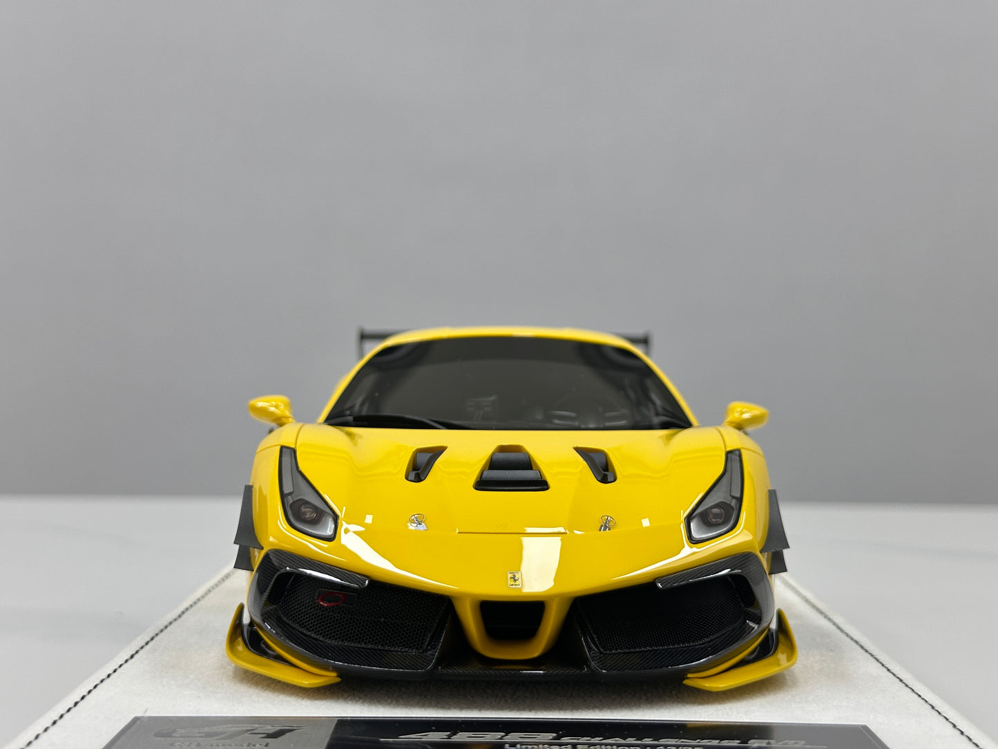 GH MODEL 1/18 Ferrari 488 Challenge Evo Standard Yellow GH020