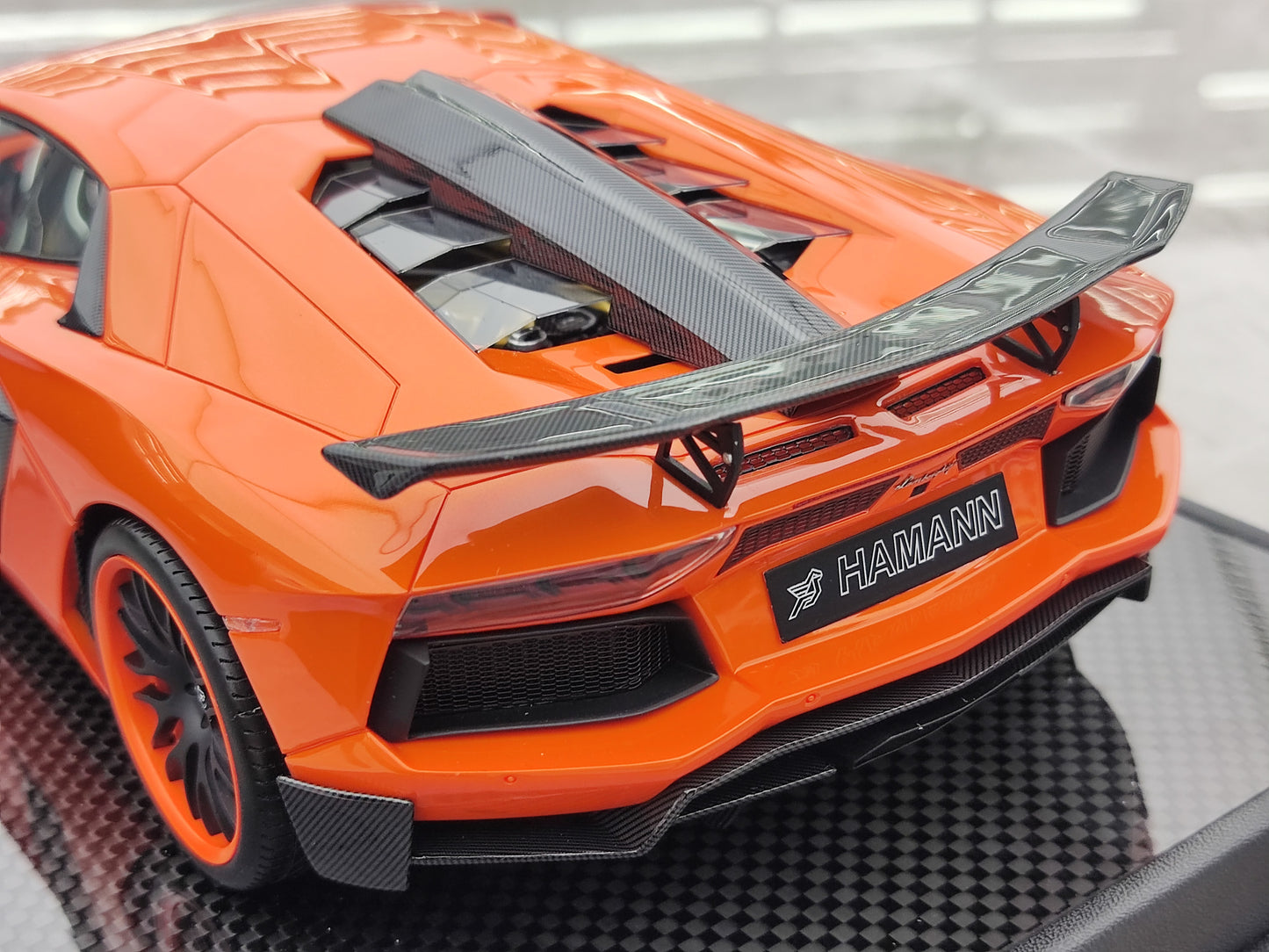VMB 1/18 Lamborghini LP700-4 Orange Resin Car Model JS-VMB005