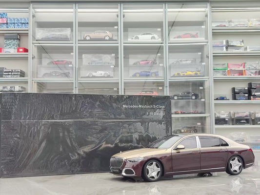 Almost Real 1/18 Mercedes-Maybach S-Class Kalahari Gold/Tourmaline Red AR186