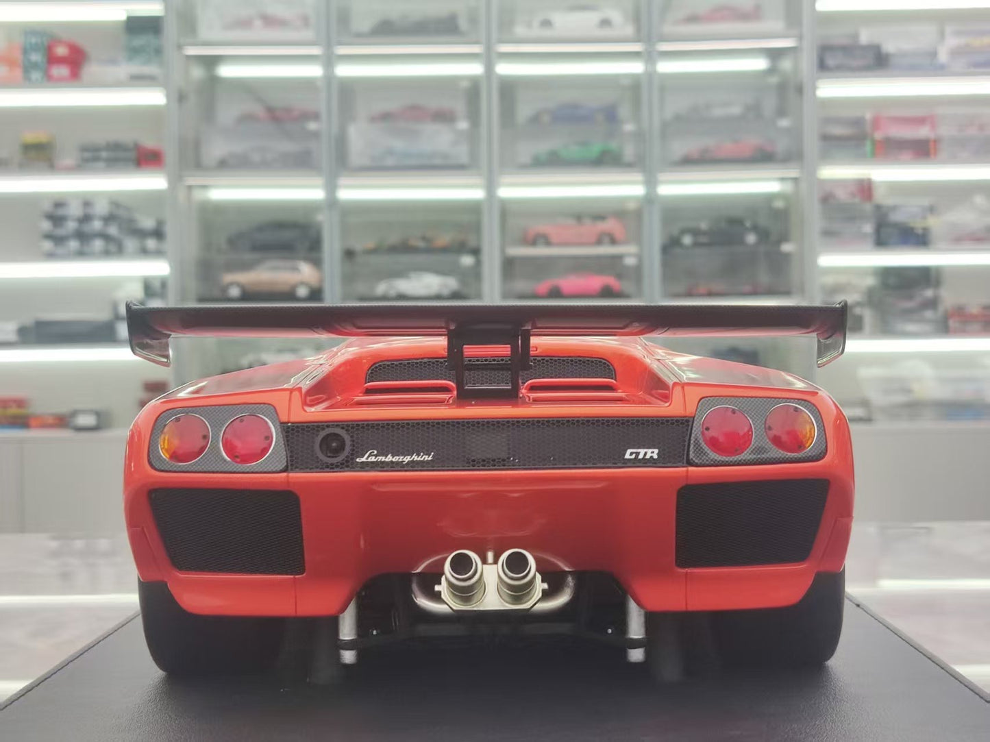 GL 1/12 Lamborghini Diablo GTR Orange Model Car JS-GL001