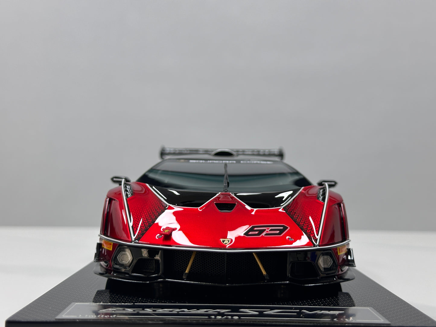 Custom Edition 1/18 Lamborghini Essenza SCV12 Mars Red CE014