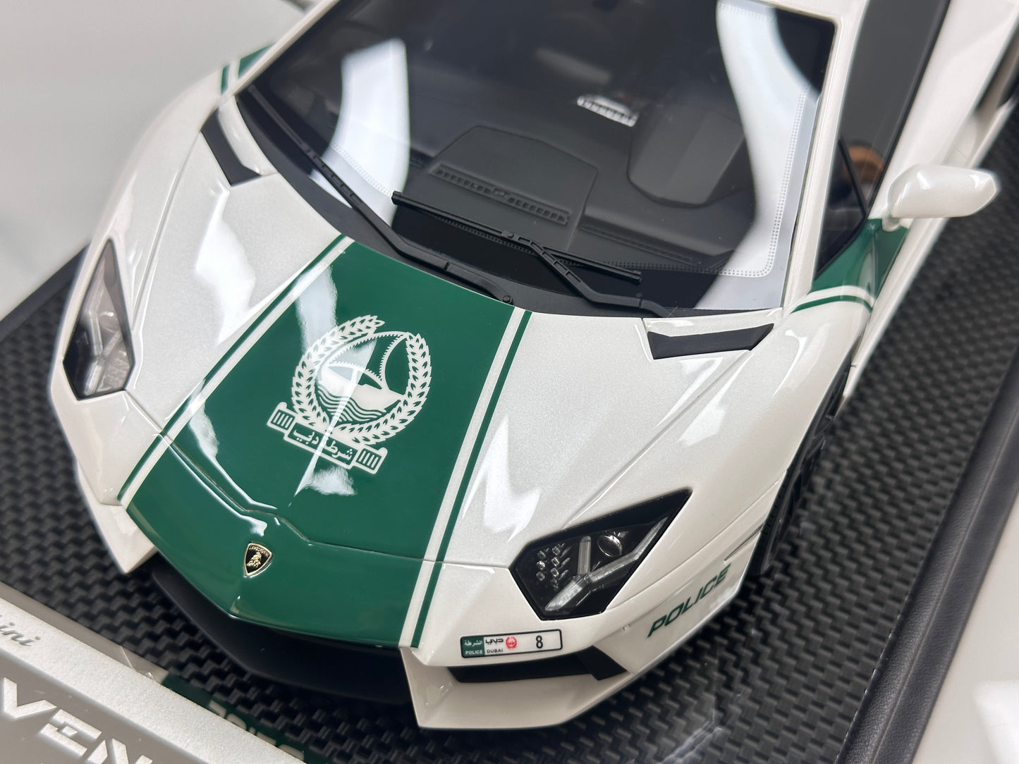 VMB 1/18 Lamborghini Aventador LP700-4 Special Edition Dubai Police Livery VMB067