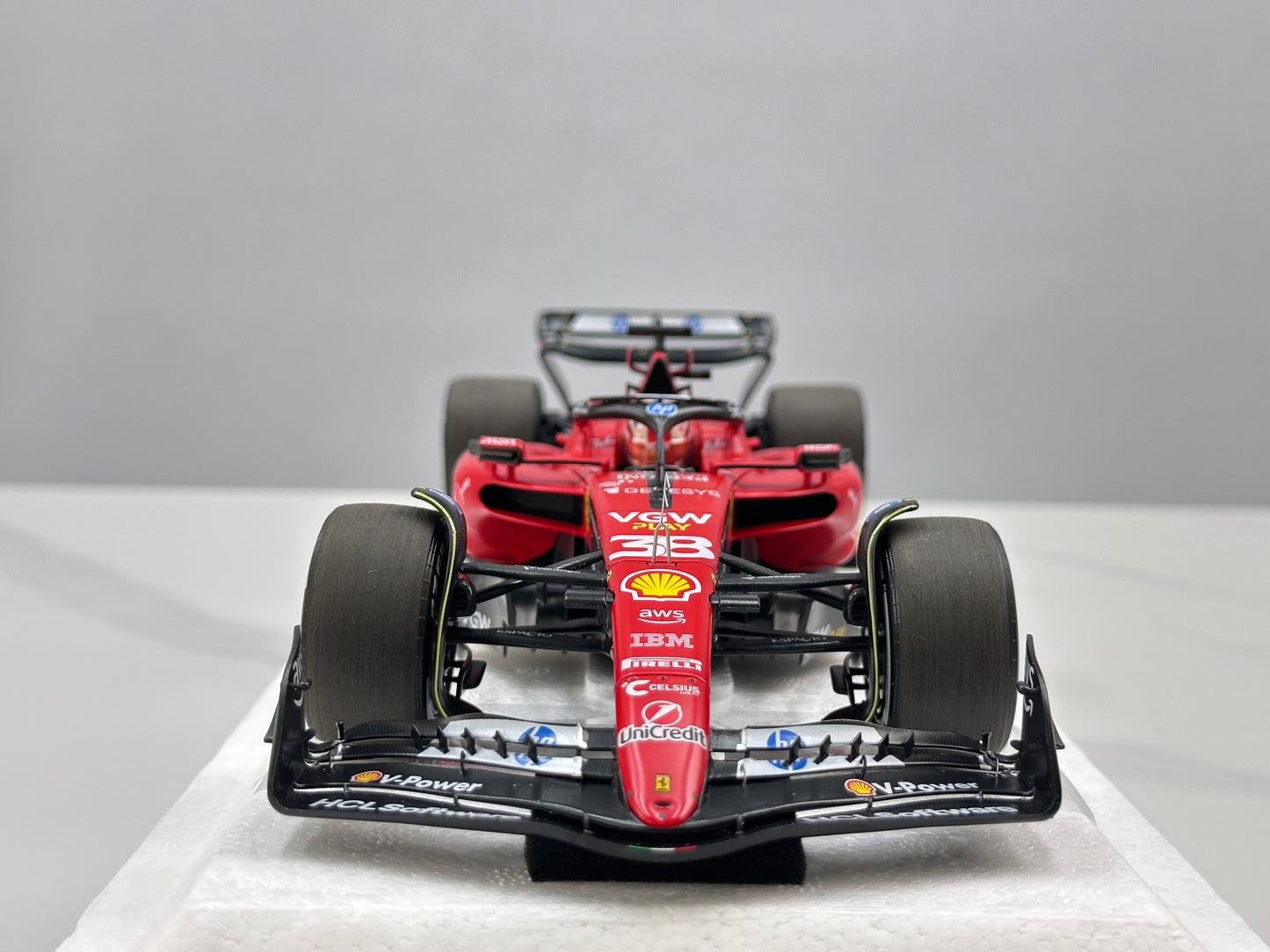 BBR 1/18 Ferrari SF-23 #38 Zhou Guanyu Red BBR2318T38