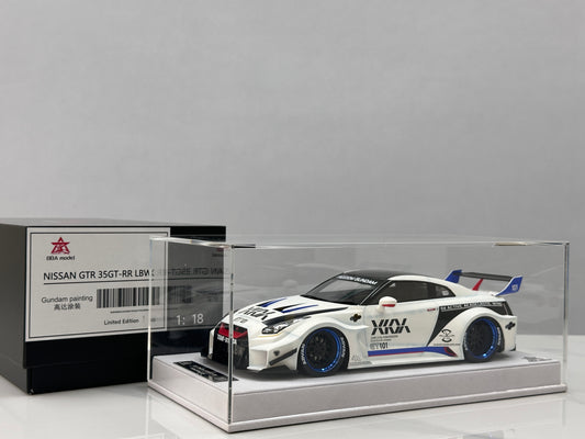 BBA MODEL 1/18 Nissan GTR 35GT-RR Gundam livery BBA062