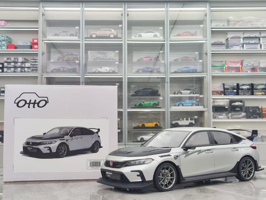 OTTO 1/18 Honda Civic Type R Mugen Group B Matte Silver OT1133