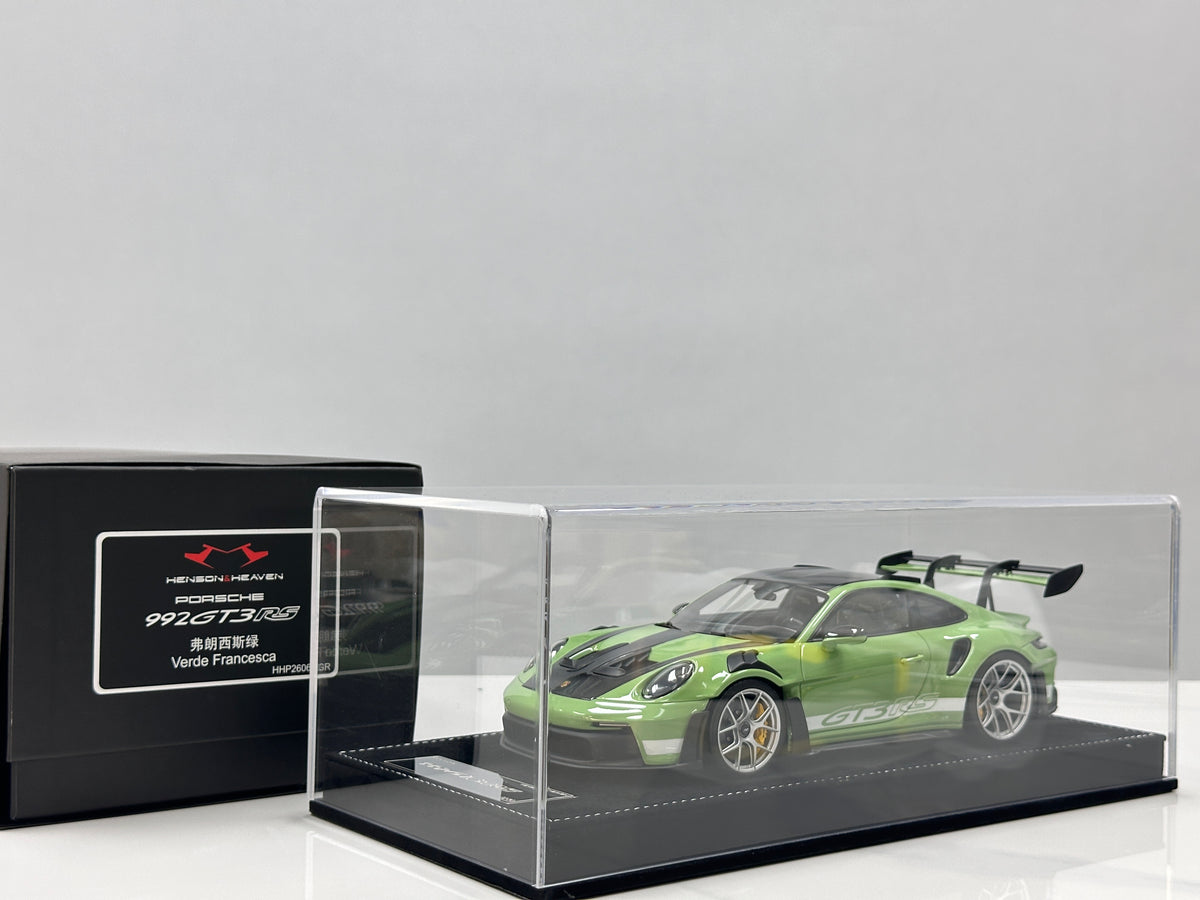 HH Model 1/18 Porsche 992 GT3 RS Francis Green HH726