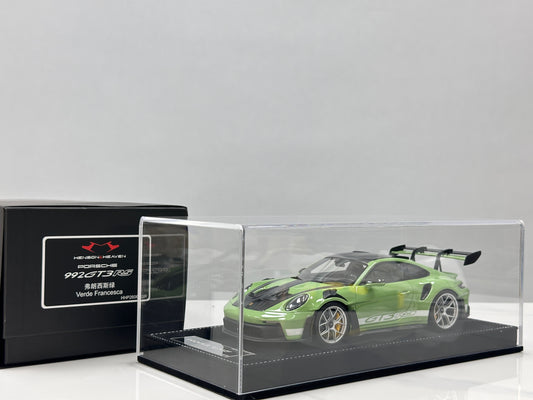 HH Model 1/18 Porsche 992 GT3 RS Francis Green HH726