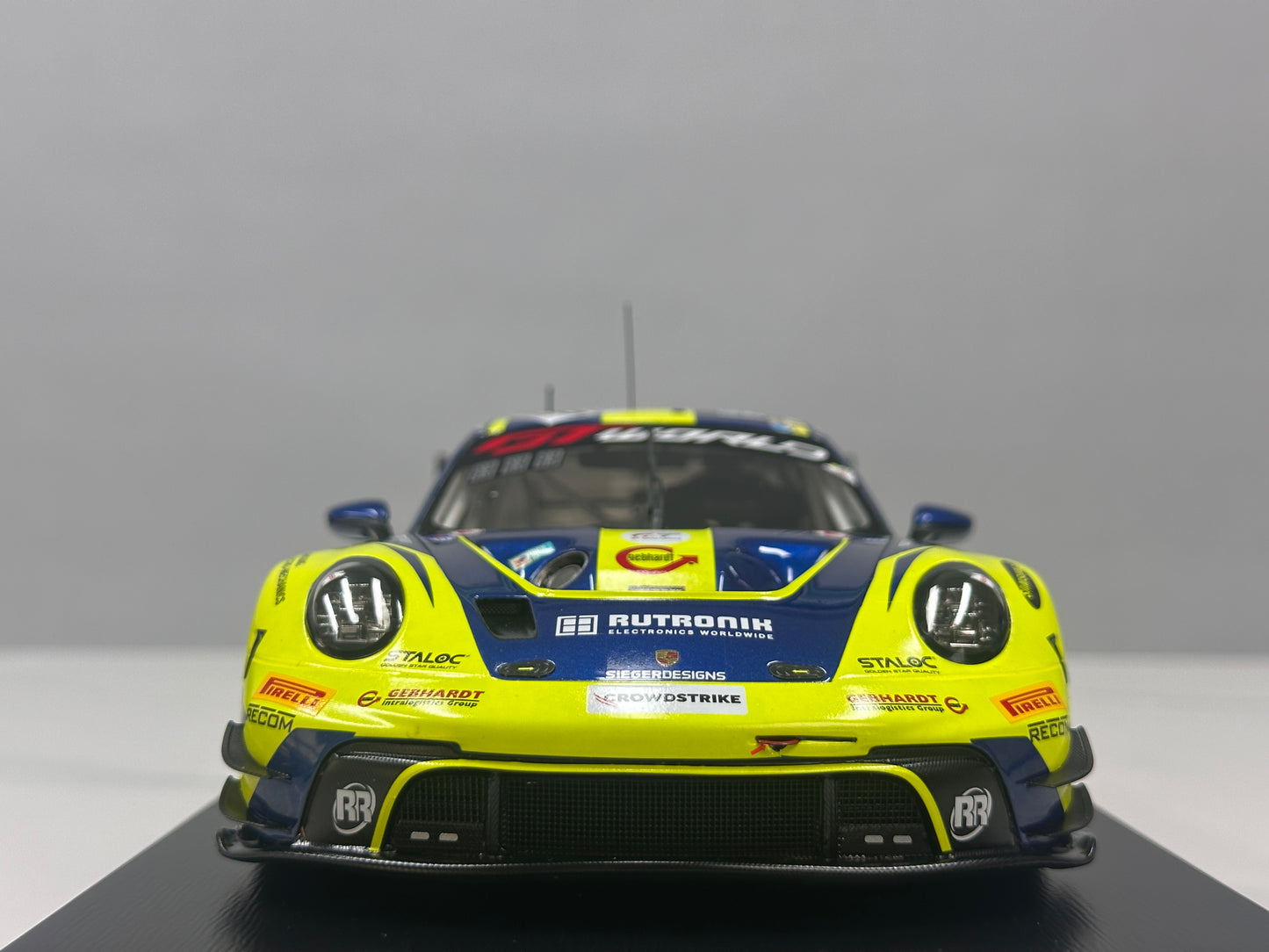 Spark 1/18 Porsche 911 (992) GT3 R, 2025 Spa-Francorchamps runner-up, green livery 18SB081