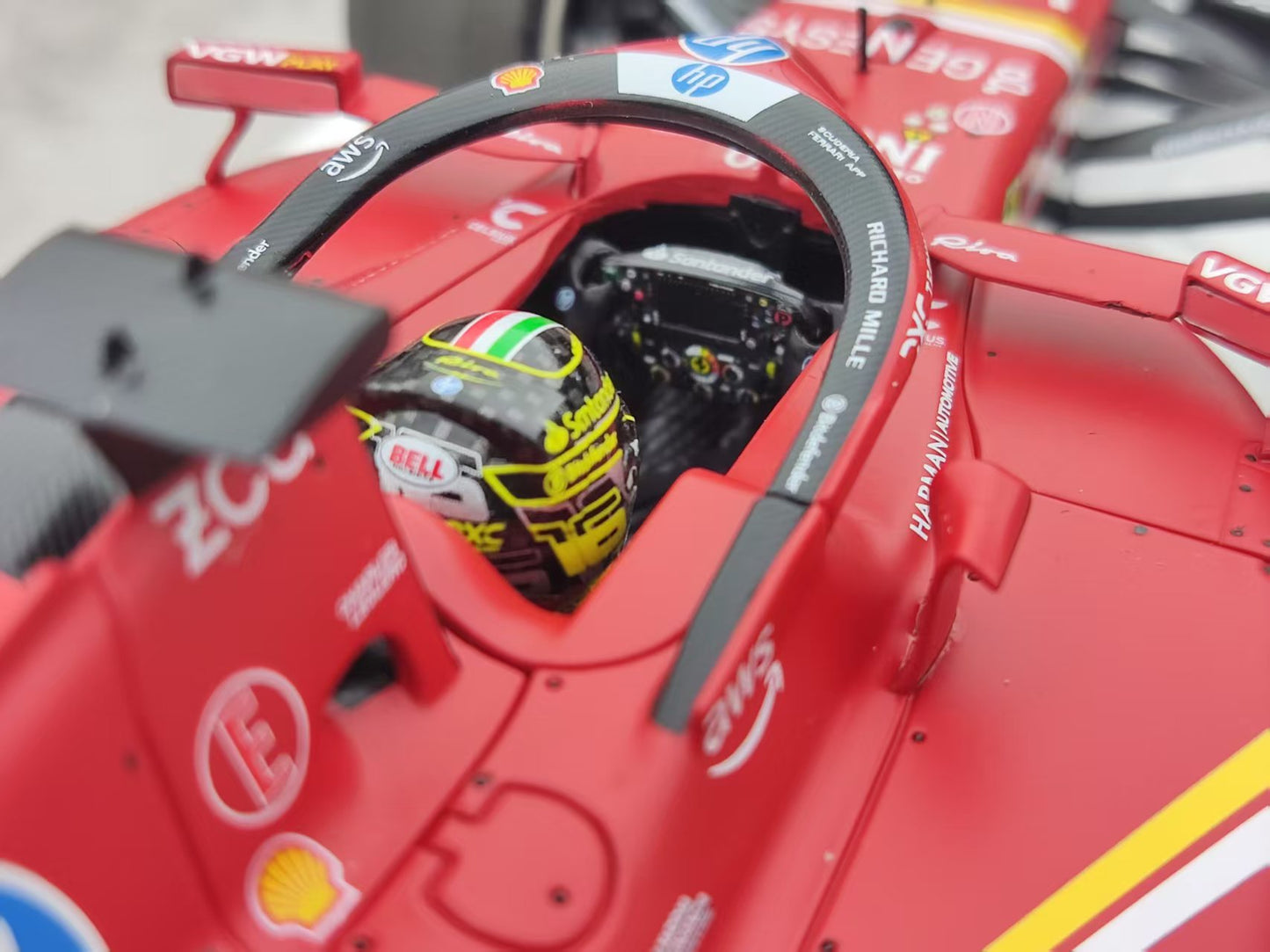 BBR 1/18 Ferrari SF-24 Leclerc 2024 Italian GP Winner, Red BBR241816D