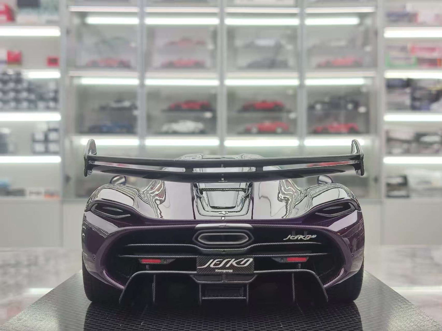 FRONTIART 1/18 Koenigsegg Jesko 7315 Purple Resin Model FA164
