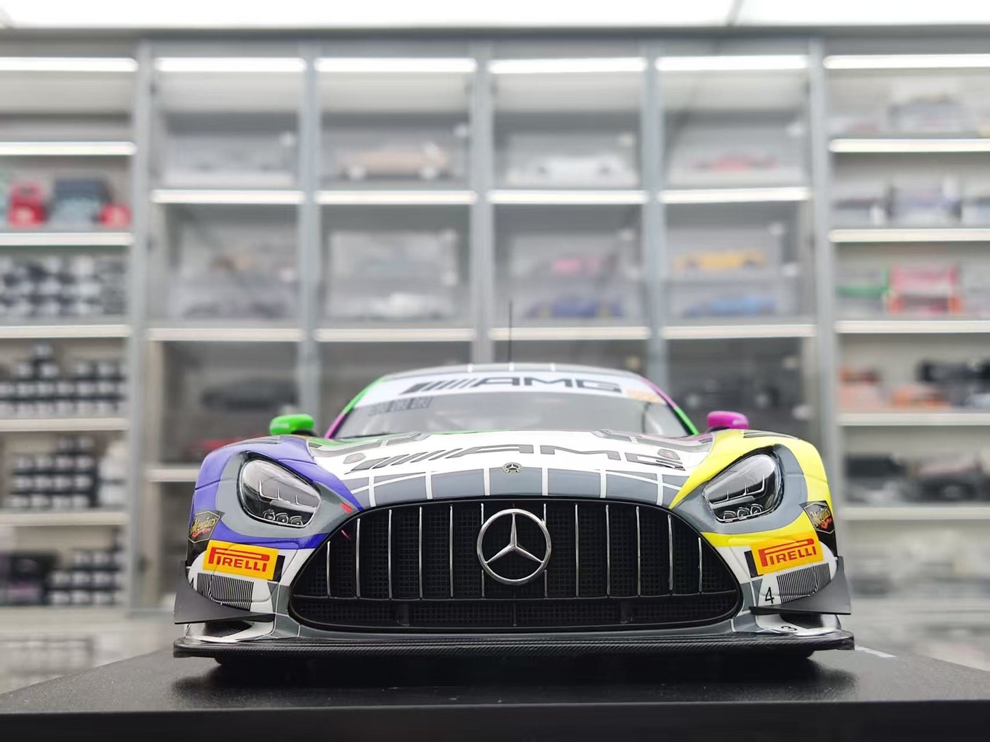 Topspeed 1/18 Mercedes-AMG GT3 EVO #888 Mercedes-AMG Grouppem Color Paint TS0627