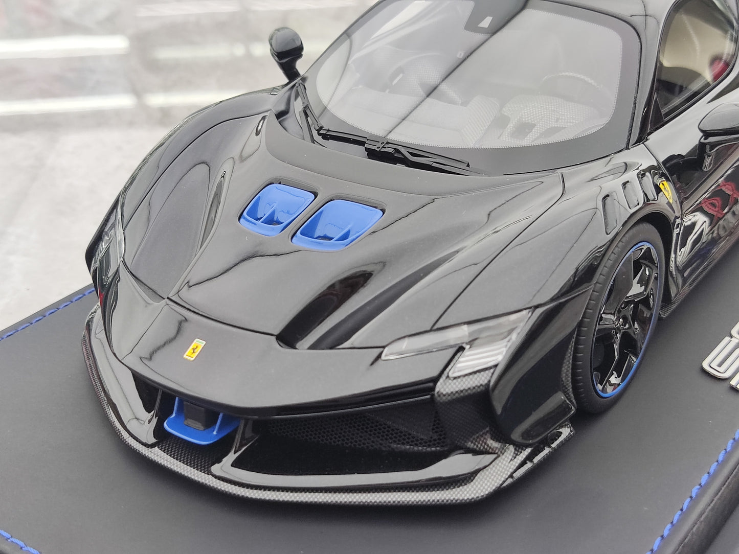 BBR 1/18 Ferrari SF90 XX Stradale Black Resin Car Model P18237Q
