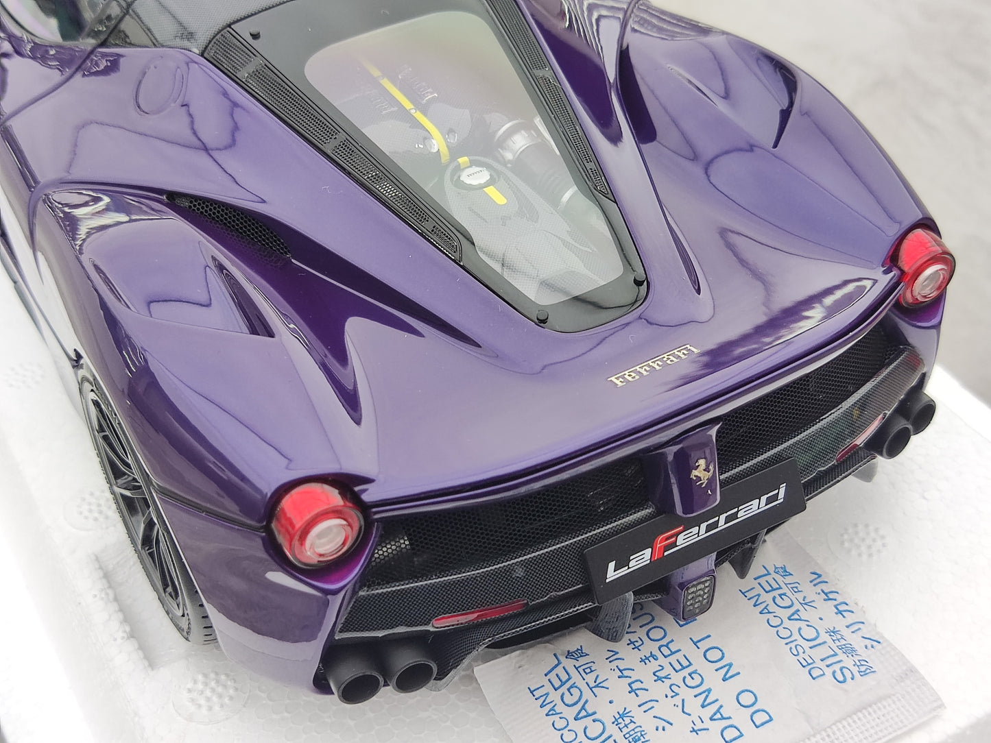 BBR 1/18 Ferrari LaFerrari Alloy Fully Open, Purple BB8182237