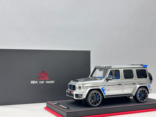 BBA Model 1/18 Brabus G800 Tungsten Silver BBA085