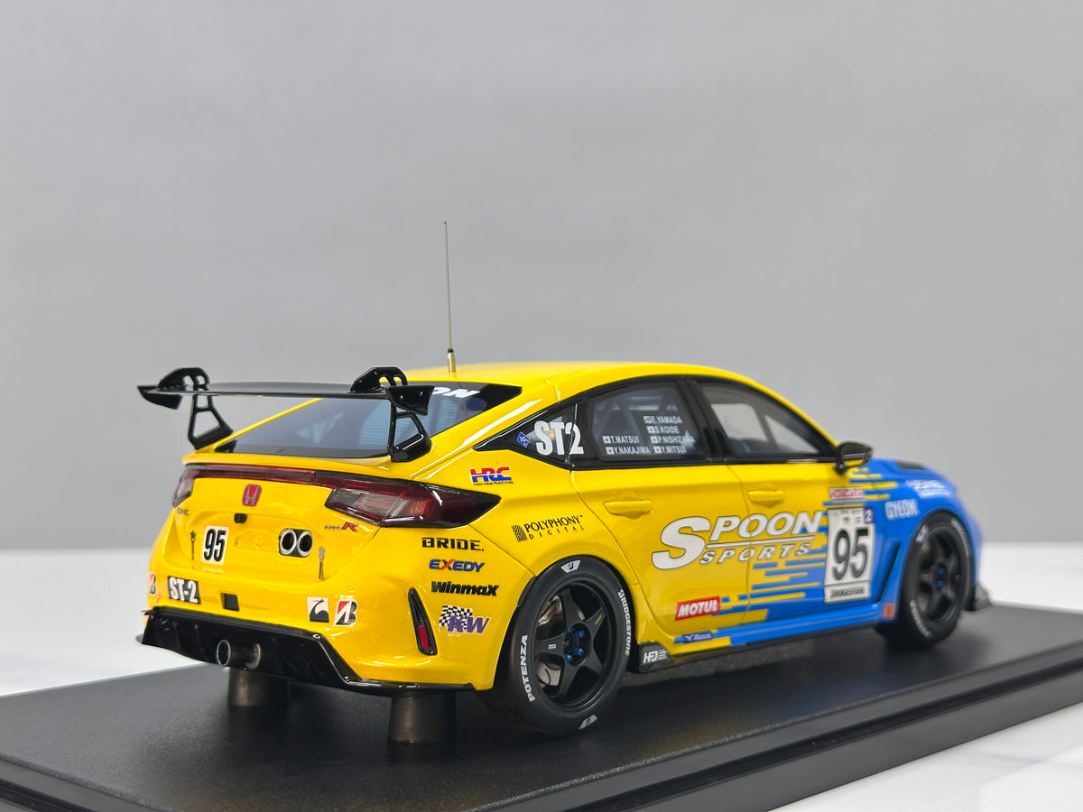 KYOSHO 1/18 Honda Civic (FL5) Spoon #95 Blue/Yellow KSR18067Y