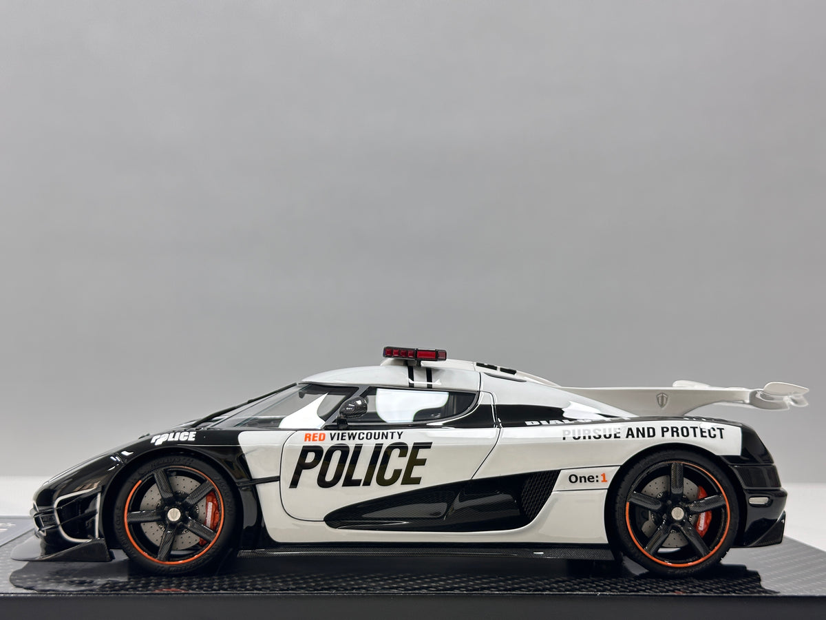 BBA Model 1/18 Koenigsegg One:1 Police Livery BBA097