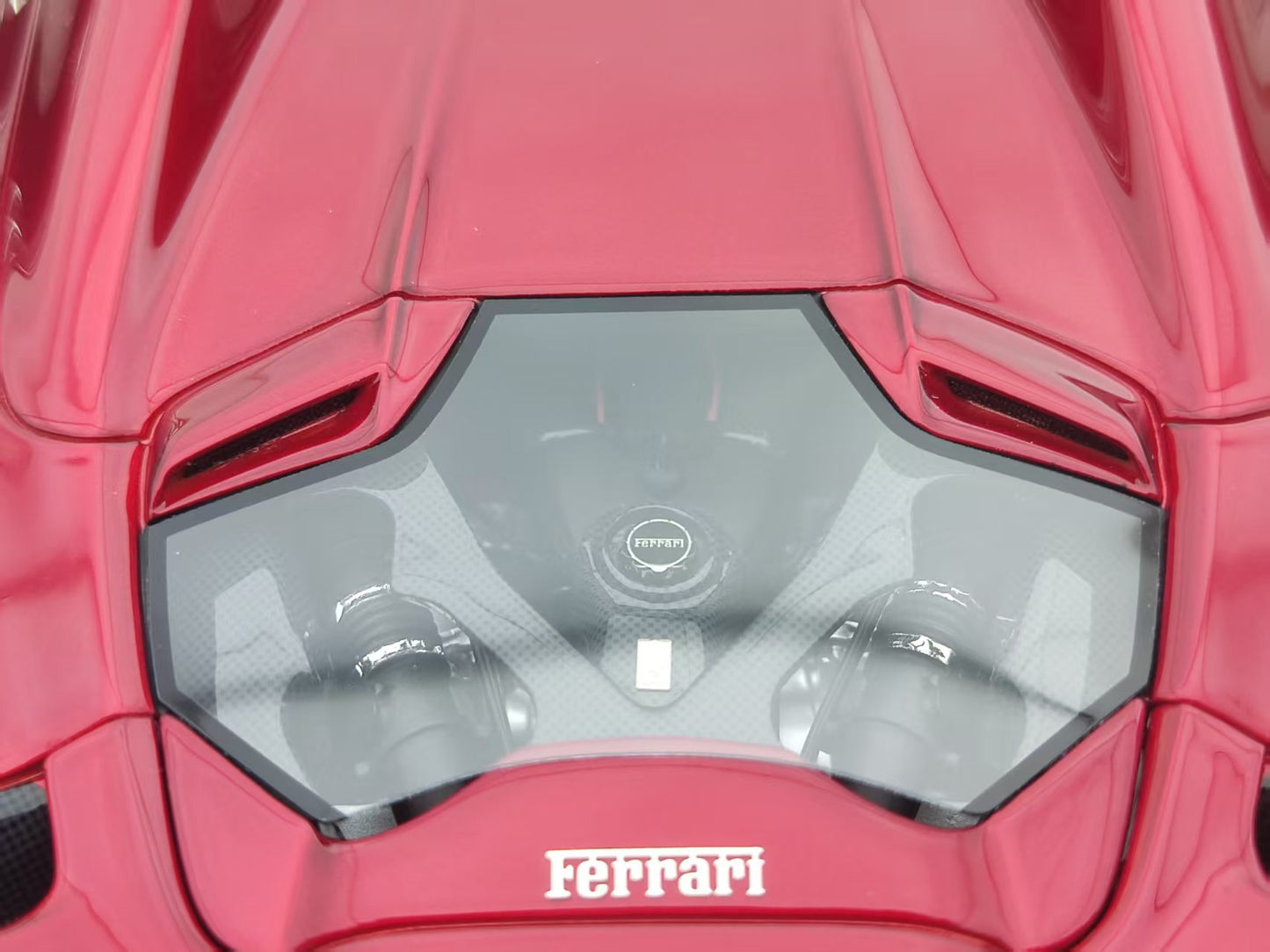 Dino Model 1/18 Ferrari 488 Pista Spider, carbon fiber chassis, customized, custom color, resin car model, FPC998B