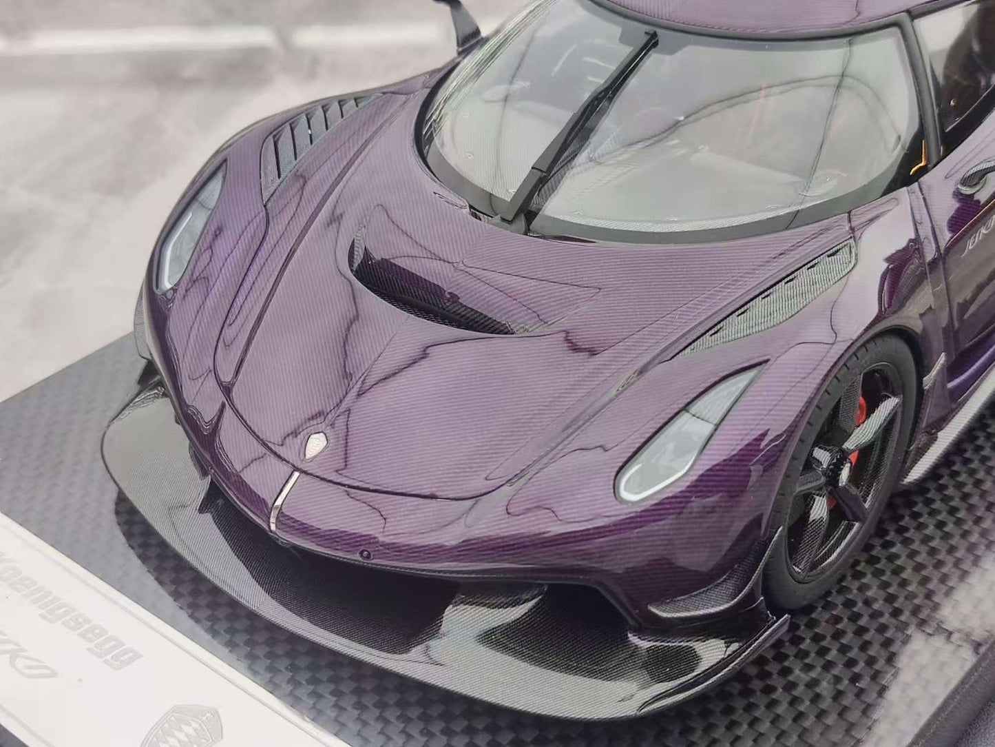 FRONTIART 1/18 Koenigsegg Jesko 7315 Purple Resin Model FA164